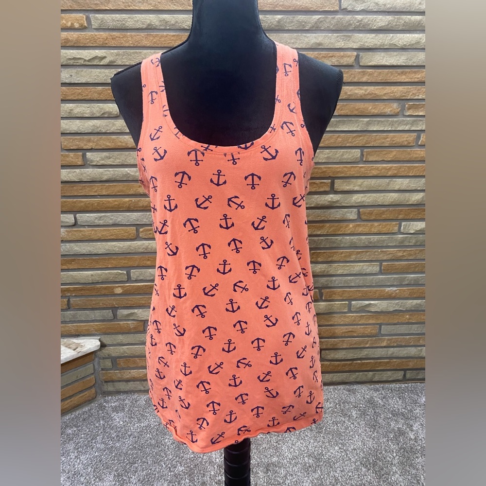 Large anchor tank top